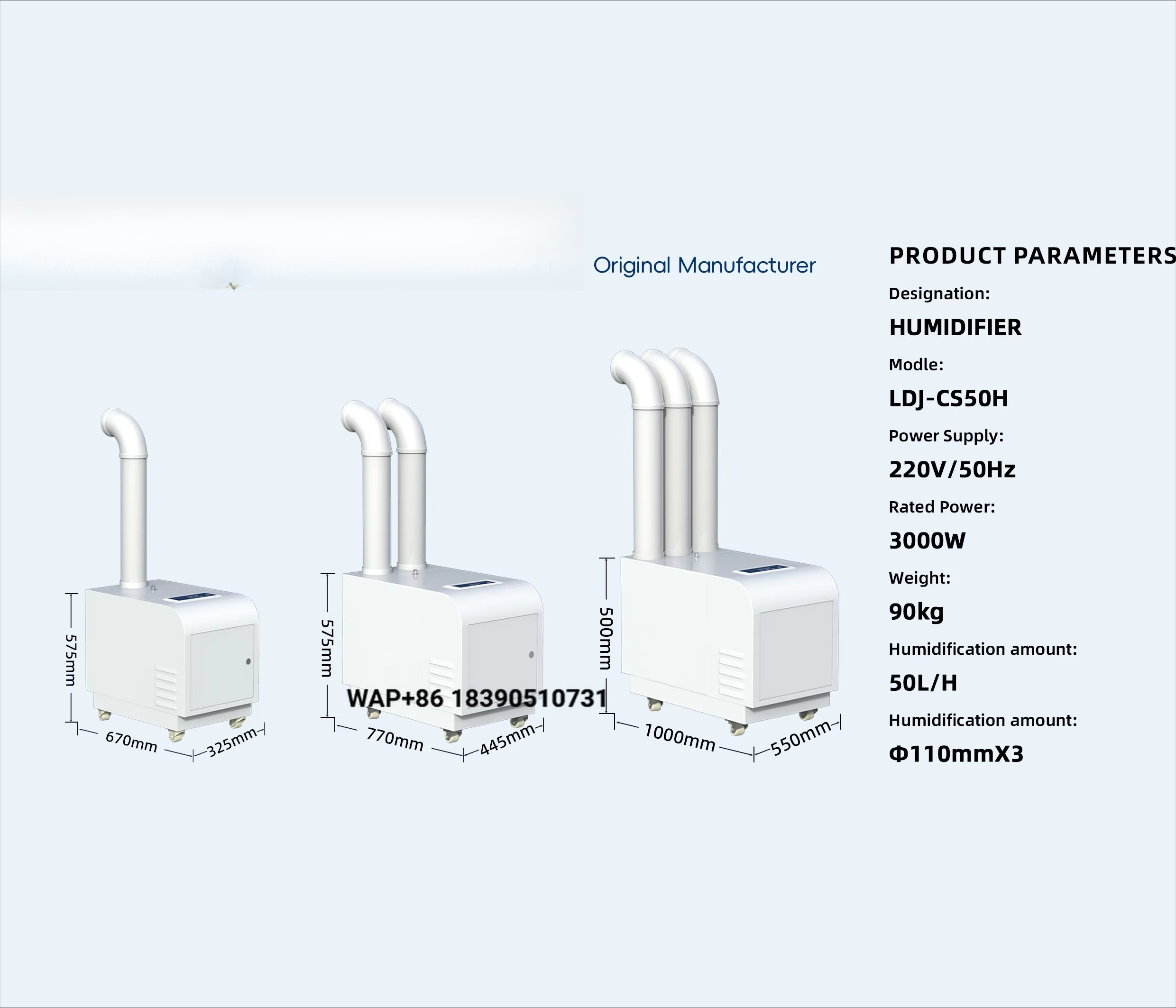 Commercial Printing Factory - Umidificatore Ultrasonico Commerciale 15L/H 900W Nuovo