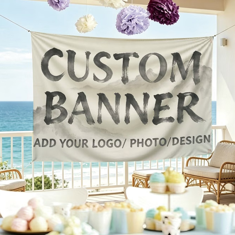 Commercial Printing In Photoshop - Bandiere Personalizzate Adatte per Cerimonia di