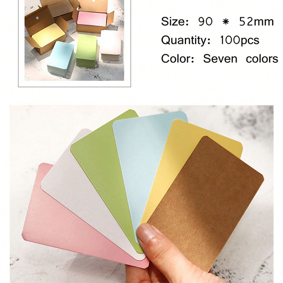 100 pezzi 9 * 5,2 cm carta bia - Commercial Printing Books recensione e prezzo