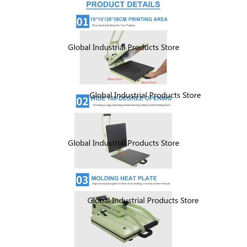Pressa a Caldo 38x38cm per Sta - Commercial Printing Factory recensione e prezzo